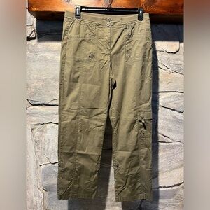 Chico’s Women’s Olive Pants, medium